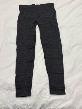 Gymshark Black Textured High-Waist Leggings